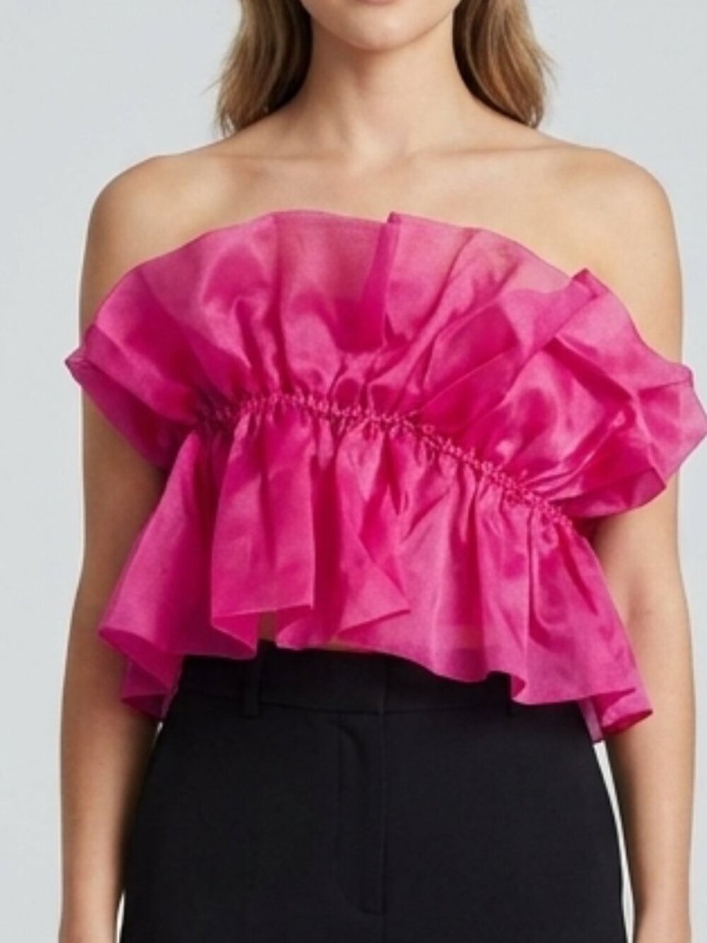 ⭐️ 5 for 20$! ⭐️ Pink Puffy Party Bandeau Top